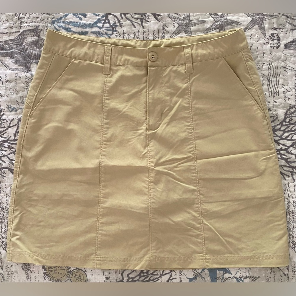 Patagonia Khaki Skort Nylon/Polyester 8
